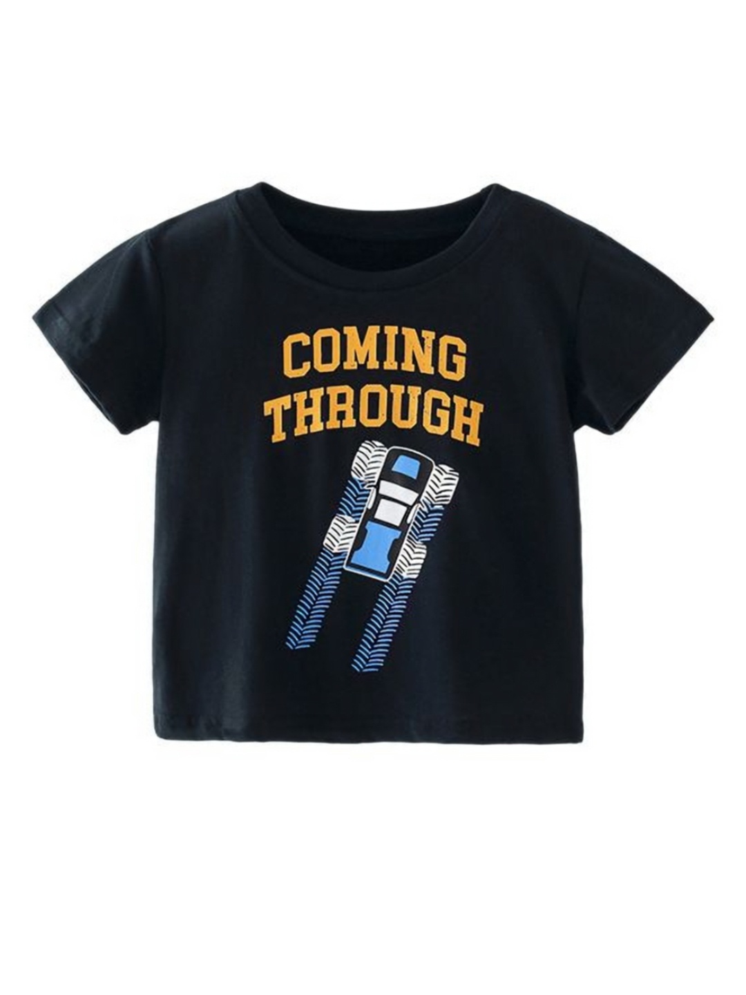 

StyleCast Boys Graphic Print Round Neck T-shirt, Black