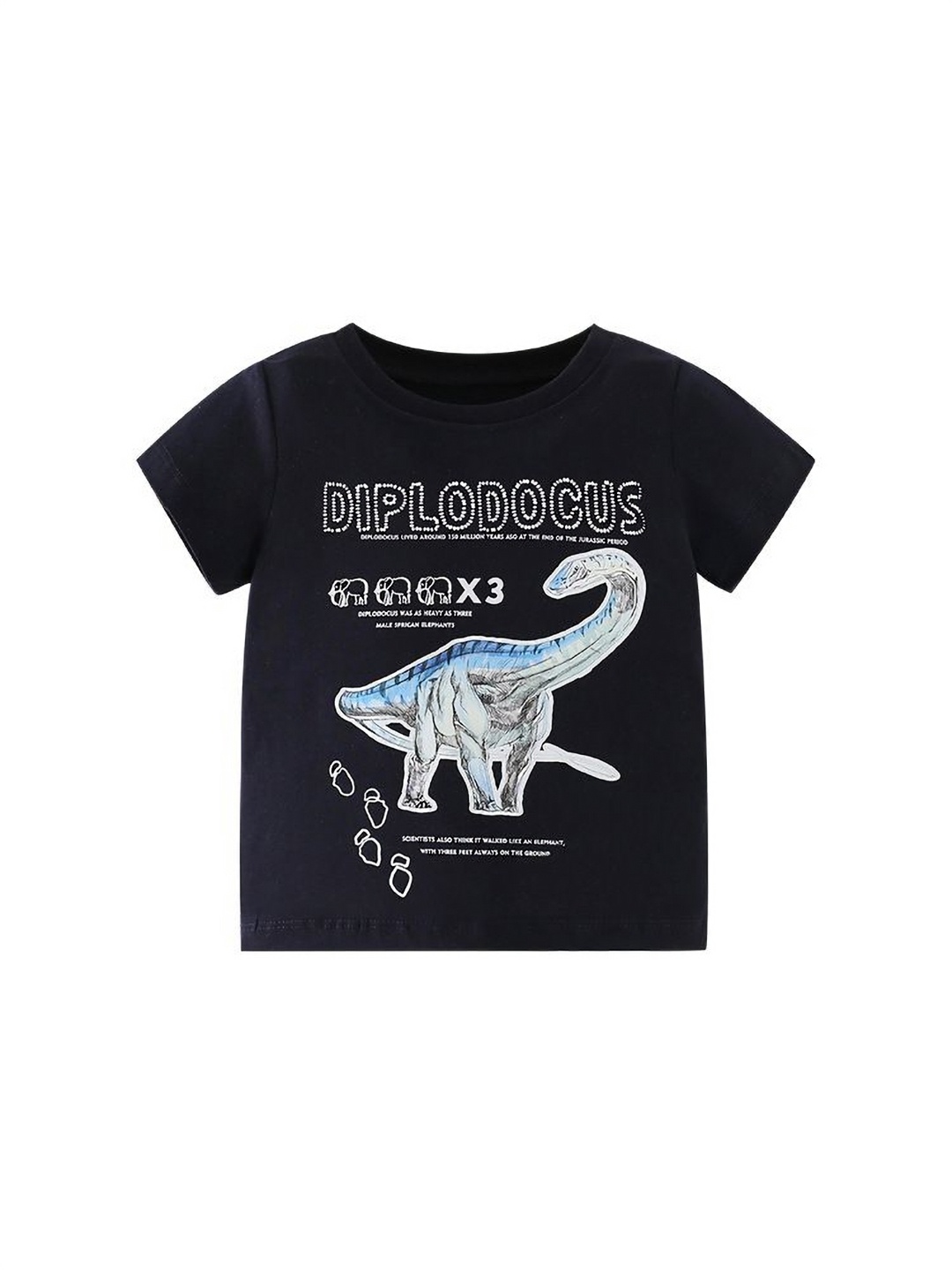 

StyleCast Boys Graphic Printed Round Neck T-shirt, Black