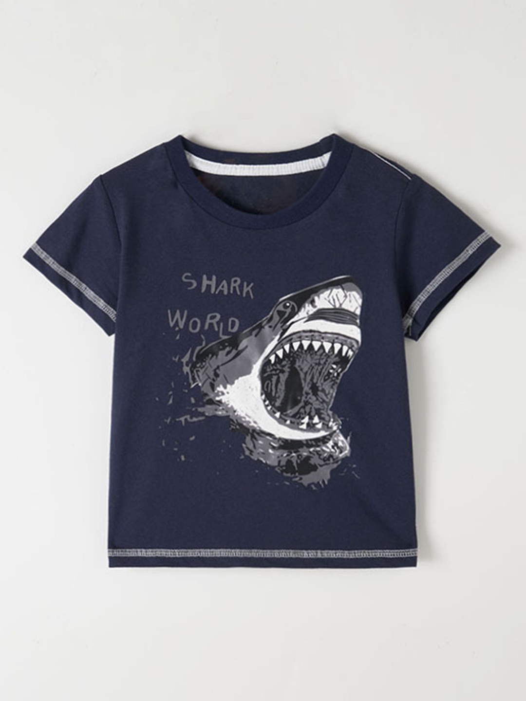 

StyleCast Boys Graphic Printed Round Neck T-shirt, Navy blue