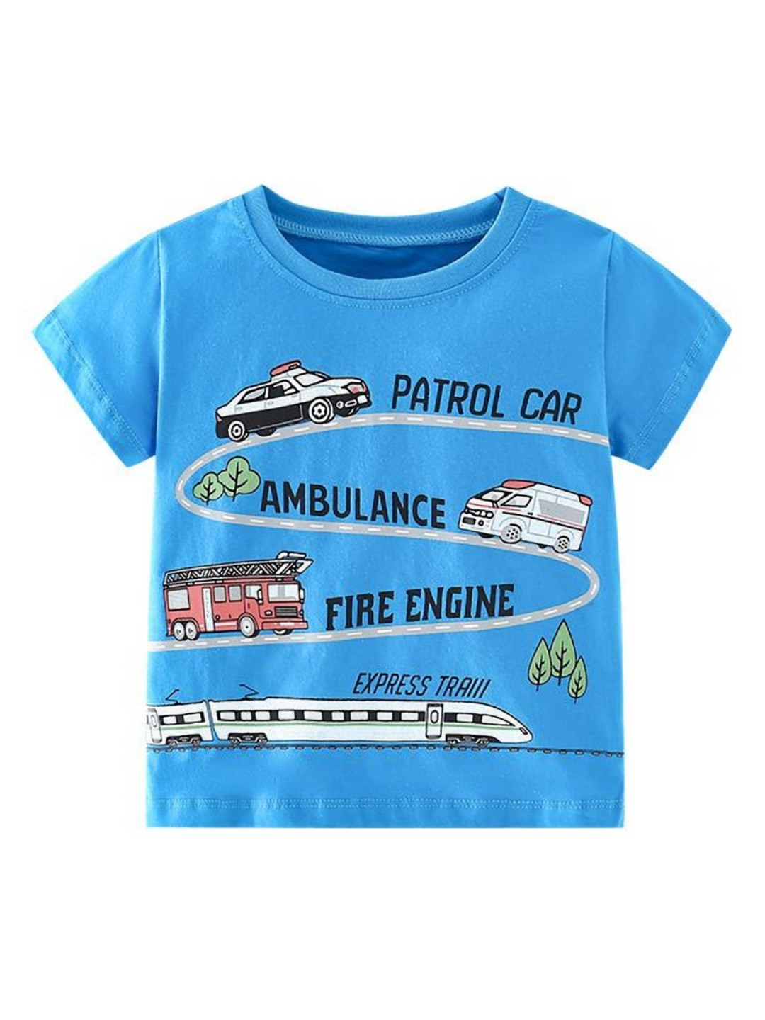 

StyleCast Boys Graphic Printed Round Neck T-shirt, Blue