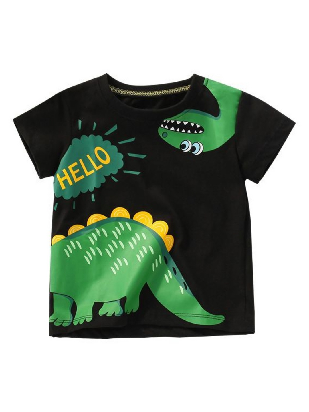 

StyleCast Boys Graphic Printed Round Neck T-shirt, Black