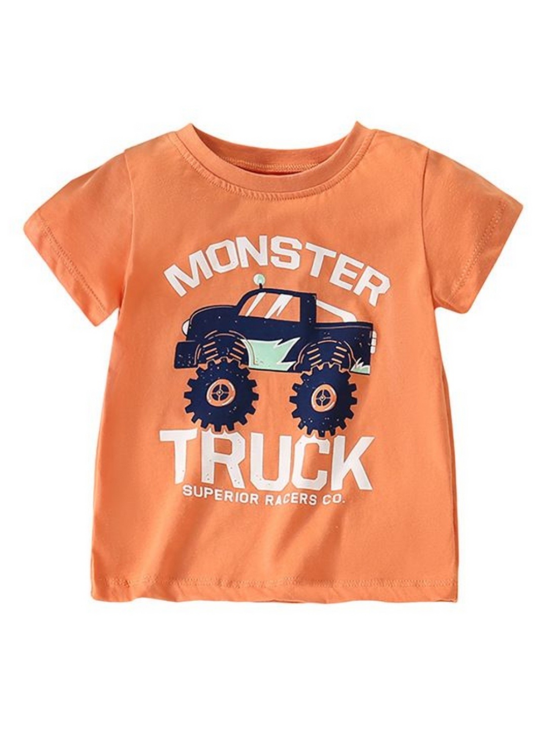 

StyleCast Boys Graphic Printed Round Neck T-shirt, Orange