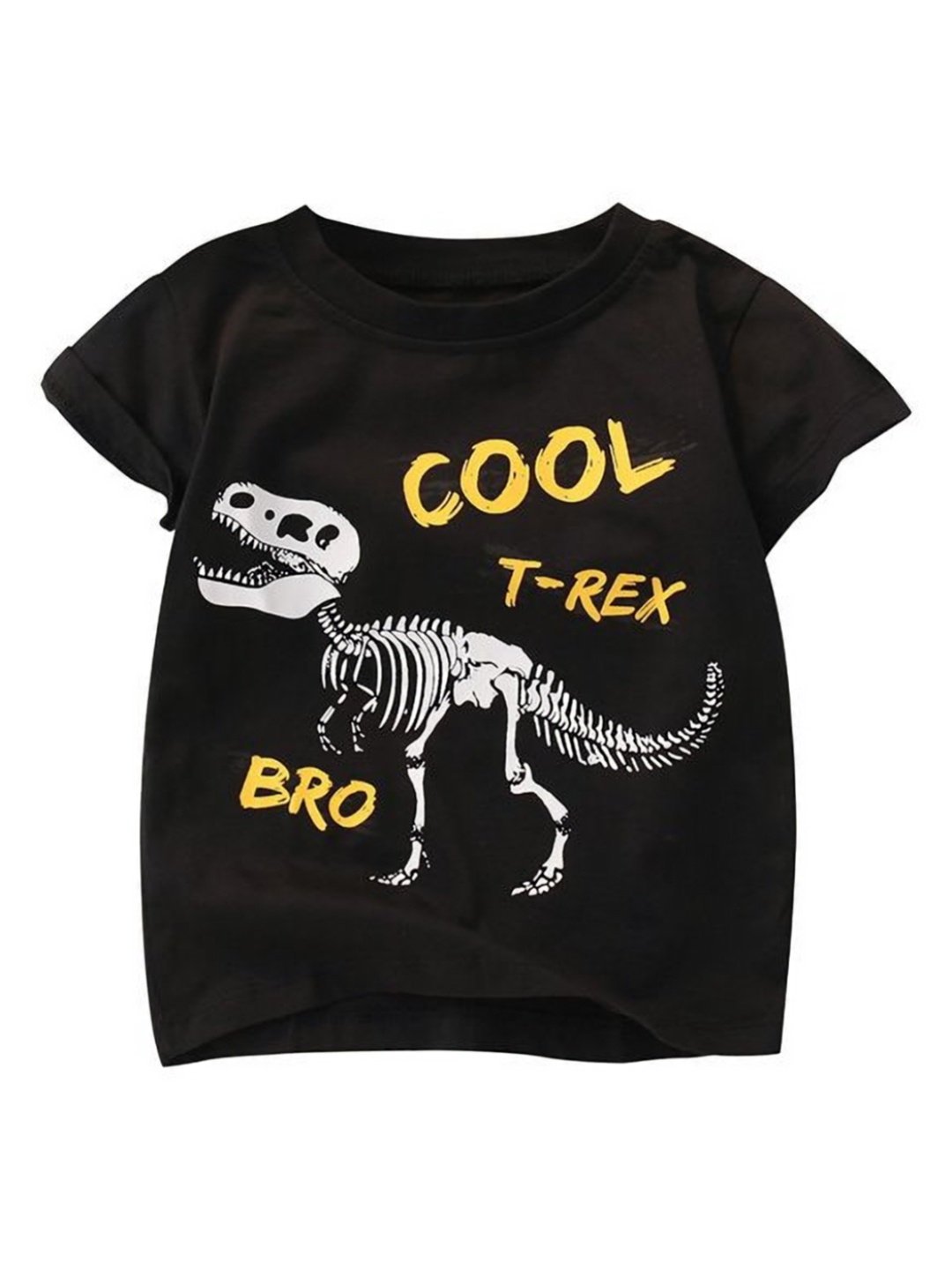 

StyleCast Boys Graphic Printed Round Neck T-shirt, Black