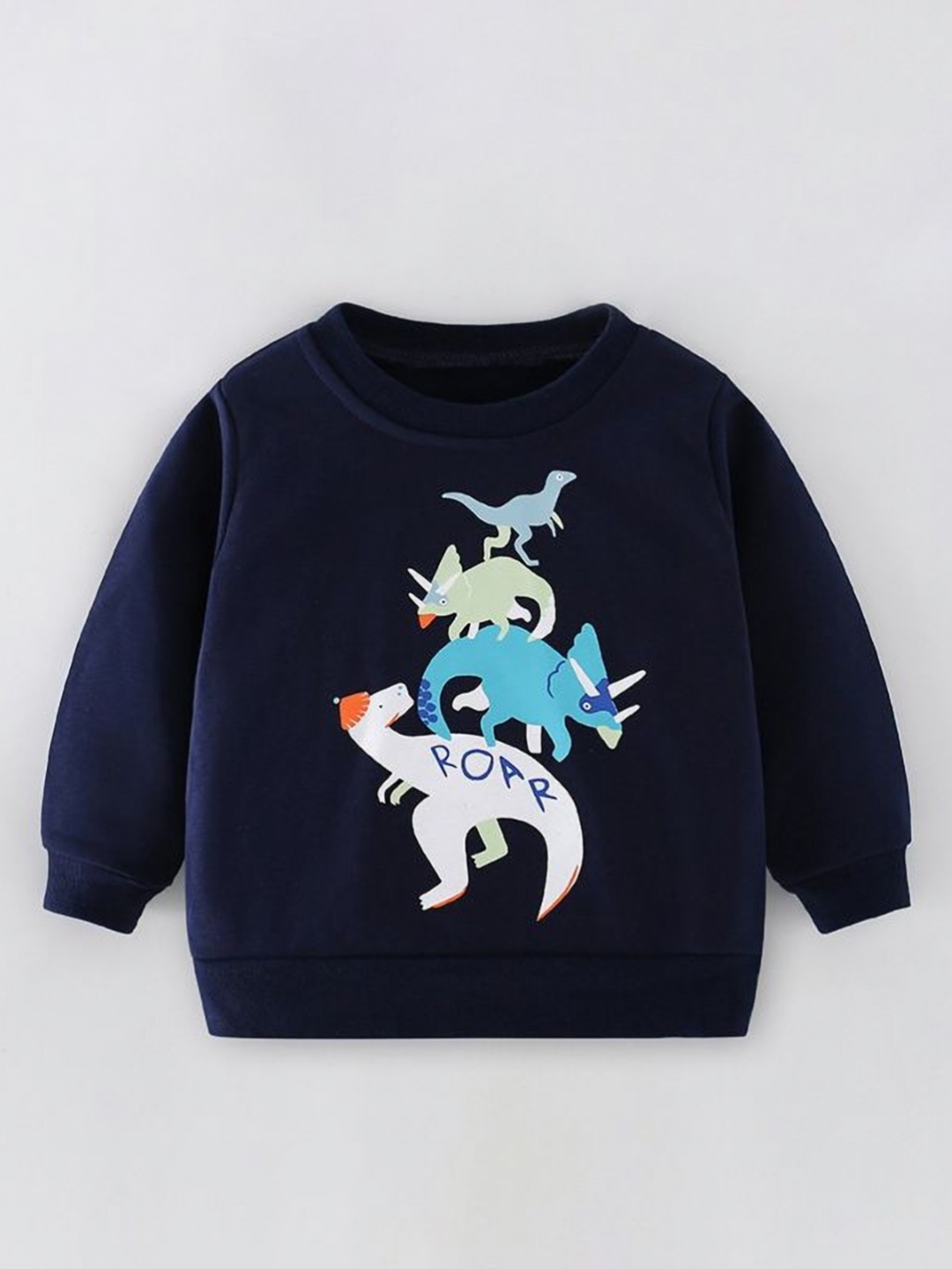 

StyleCast Boys Graphic Printed Round Neck Cotton T-shirt, Navy blue