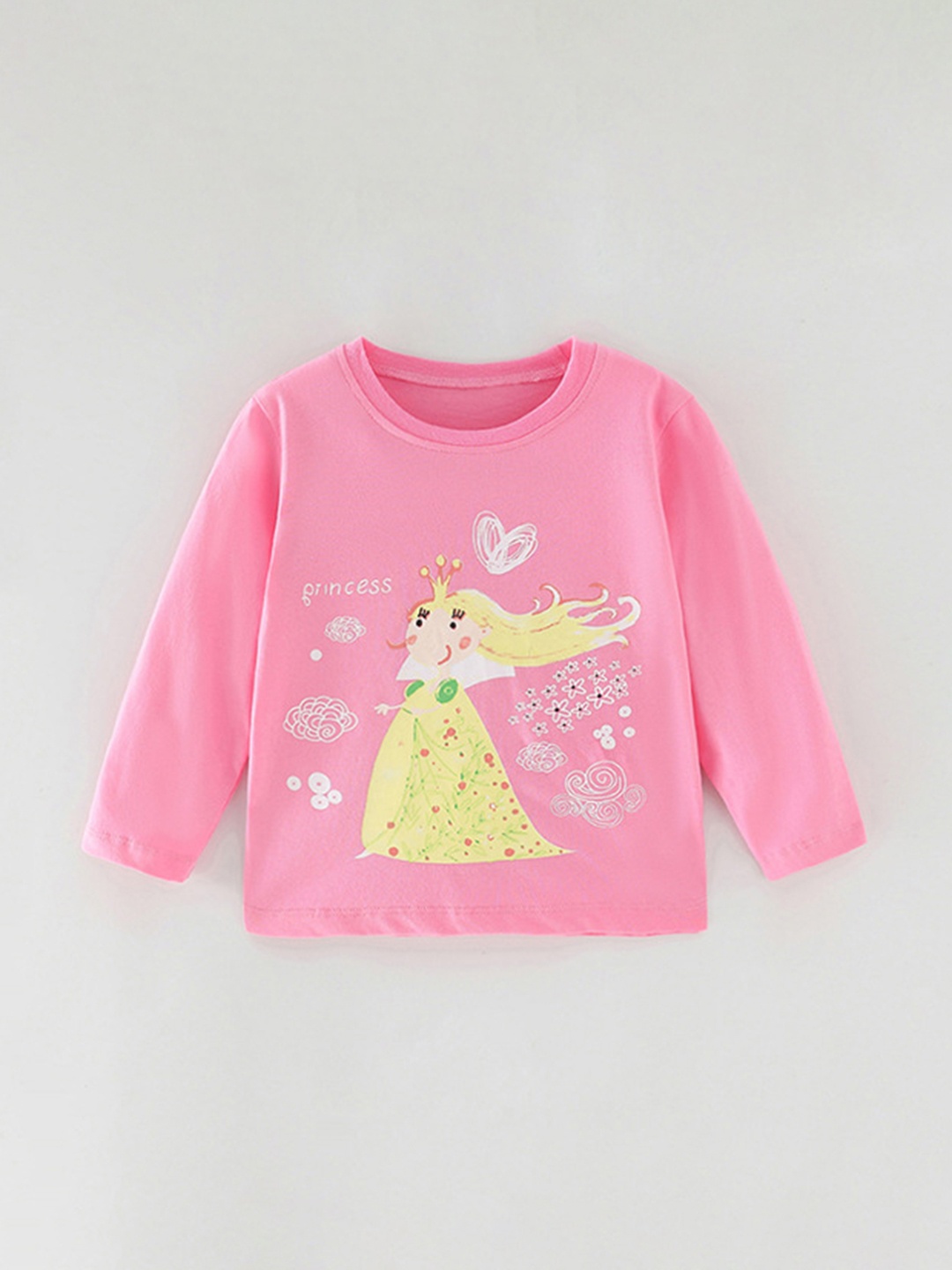 

StyleCast Girls Graphic Printed Round Neck Cotton T-shirt, Pink