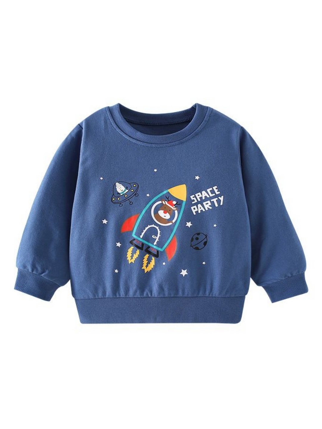 

StyleCast Boys Graphic Printed Round Neck Cotton T-shirt, Navy blue