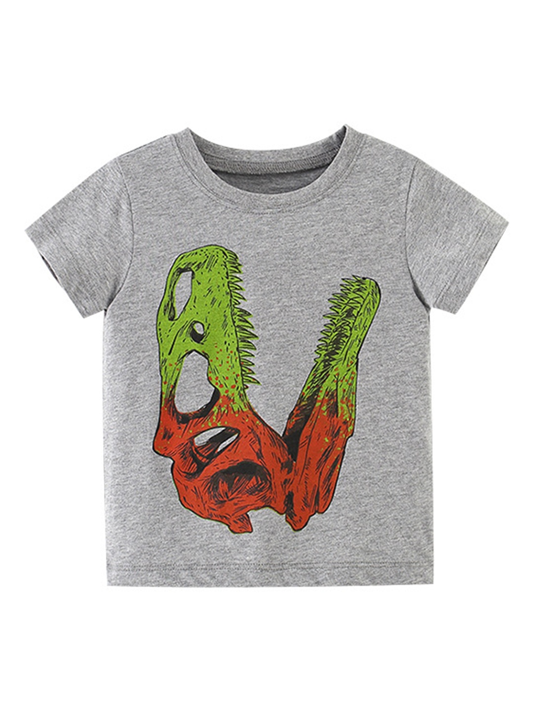

StyleCast Boys Graphic Printed Round Neck Cotton T-shirt, Grey