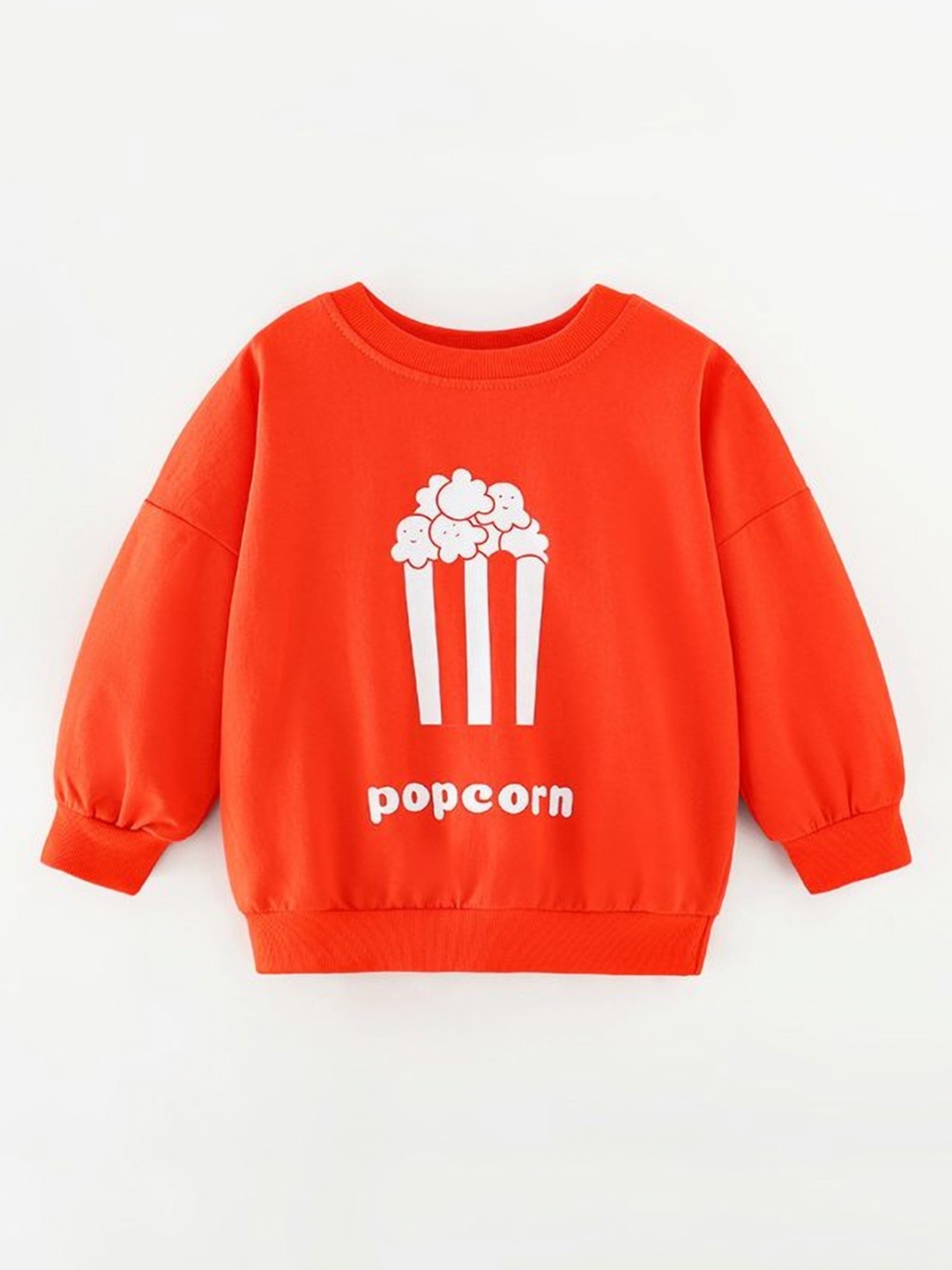 

StyleCast Girls Graphic Printed Round Neck Cotton T-shirt, Orange