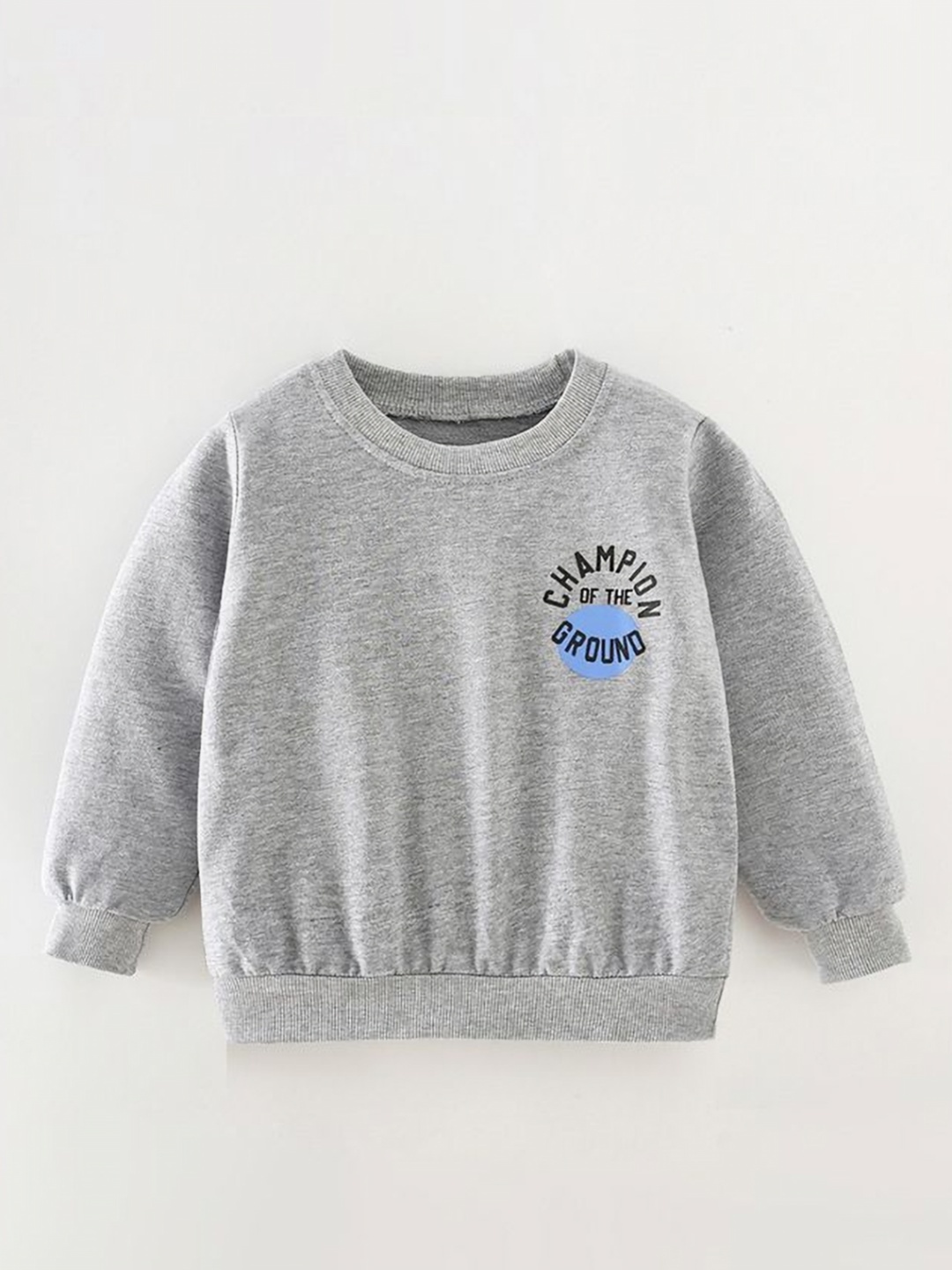 

StyleCast Boys Round Neck Solid T-shirt, Grey