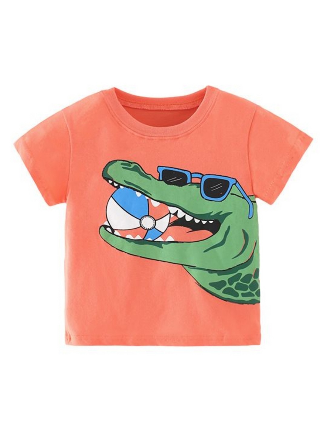 

StyleCast Boys Graphic Printed Round Neck T-shirt, Peach