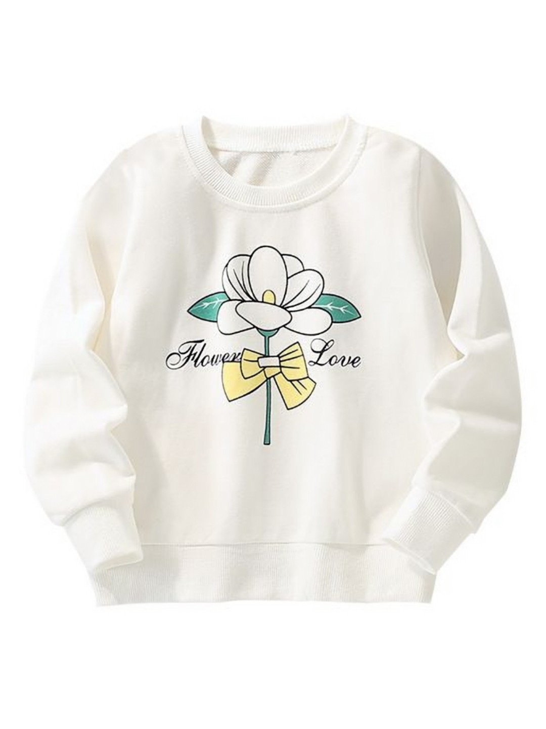 

StyleCast Girls Floral Printed Round Neck T-shirt, White
