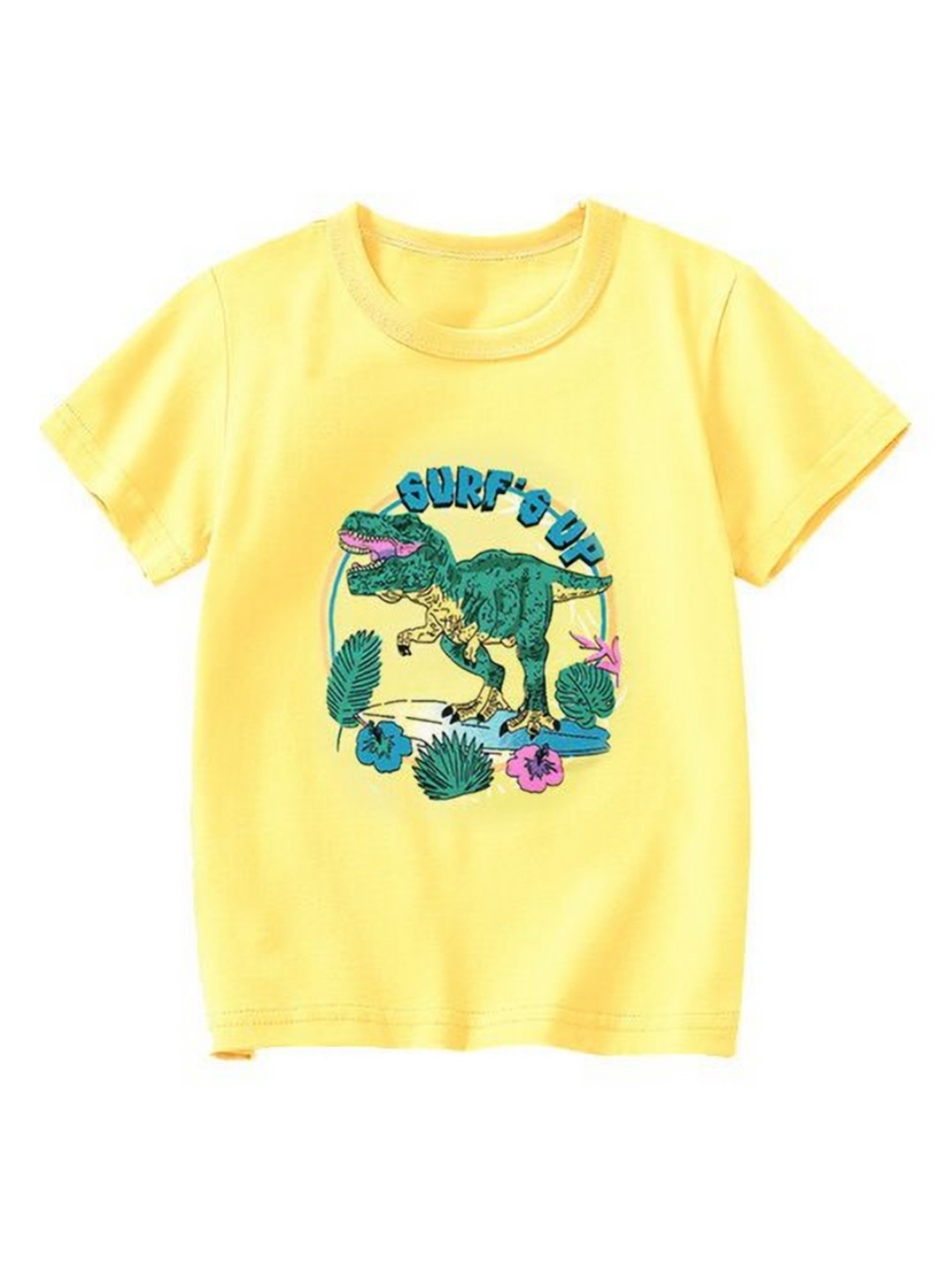 

StyleCast Boys Graphic Printed Round Neck T-shirt, Yellow