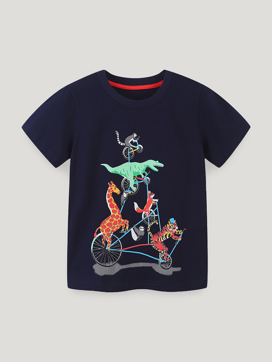 

StyleCast Boys Graphic Printed Round Neck T-shirt, Navy blue