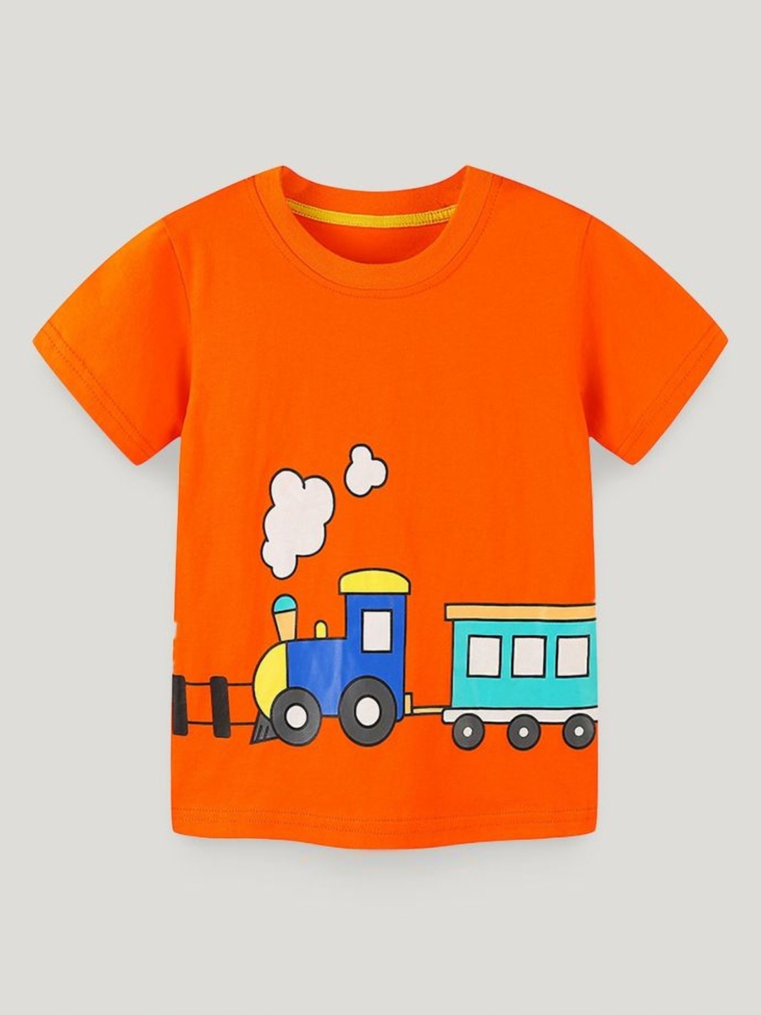 

StyleCast Boys Graphic Printed Round Neck T-shirt, Orange