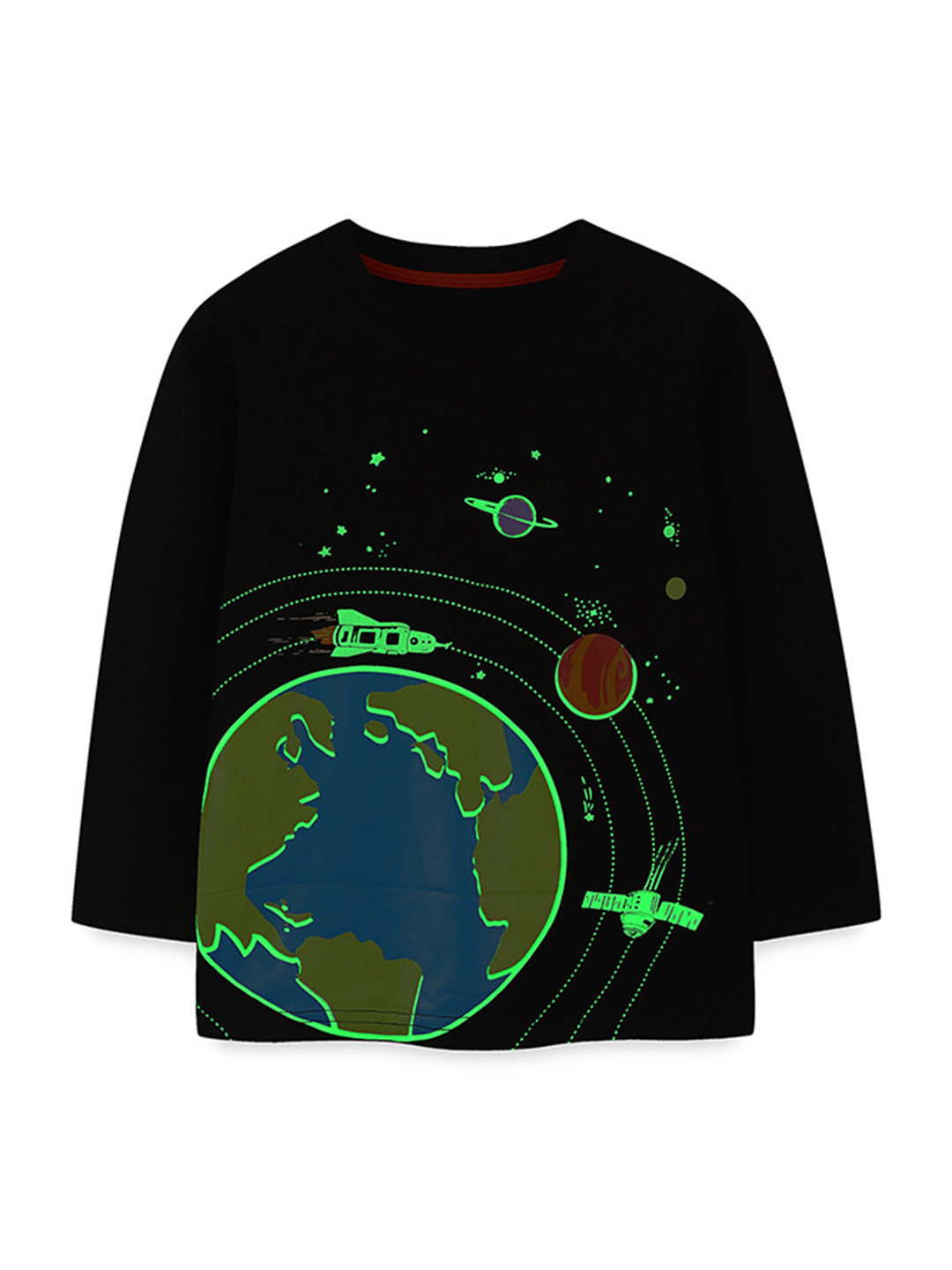 

StyleCast Kids Graphic Printed Round Neck T-shirt, Black