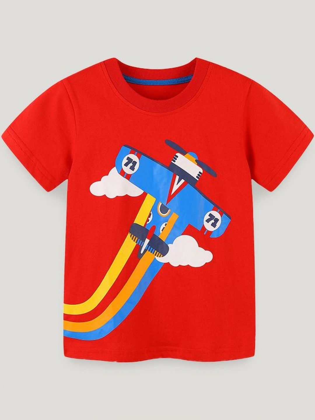 

StyleCast Boys Graphic Printed Round Neck T-shirt, Red