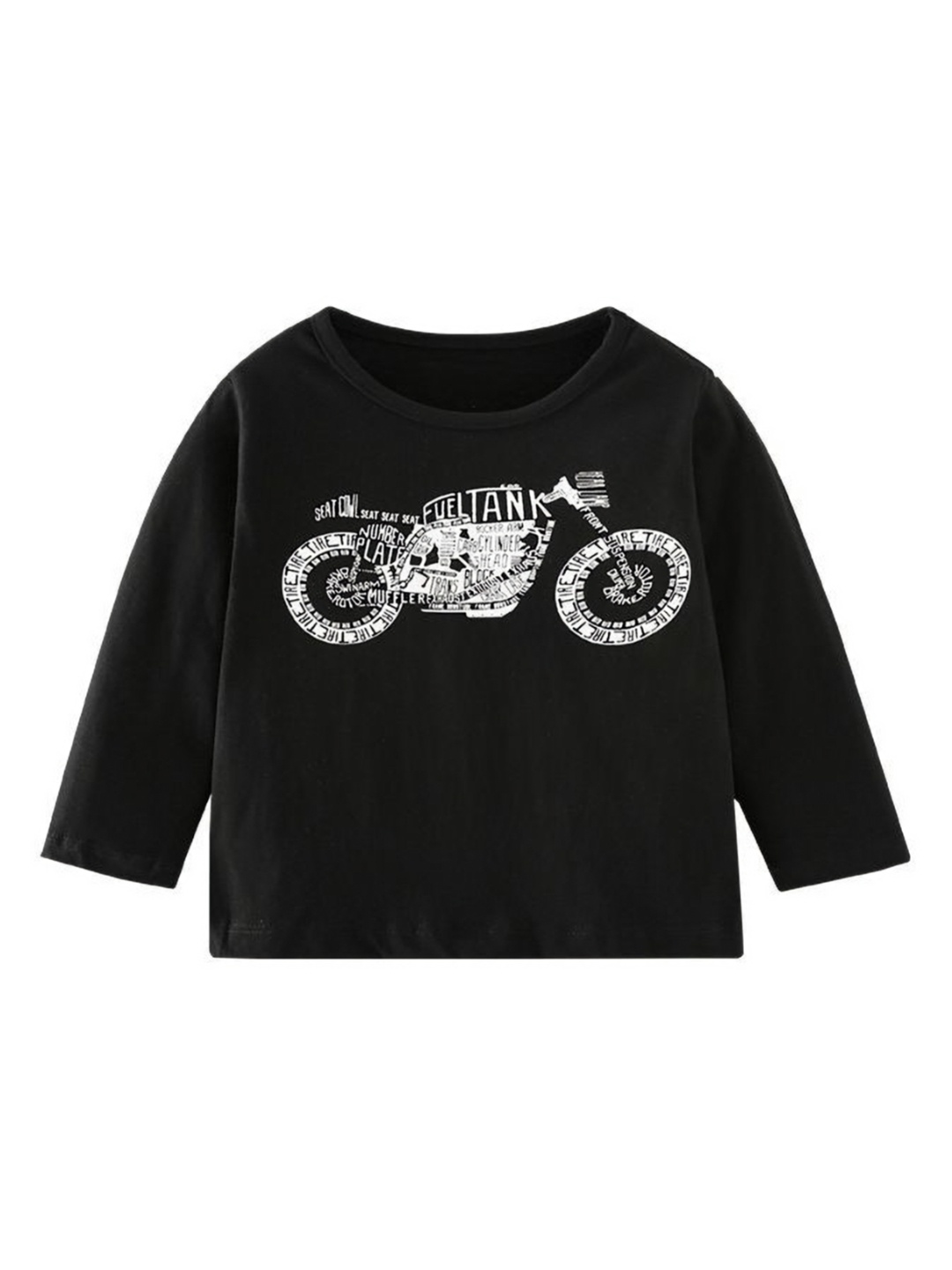 

StyleCast Boys Graphic Printed Round Neck Cotton T-shirt, Black