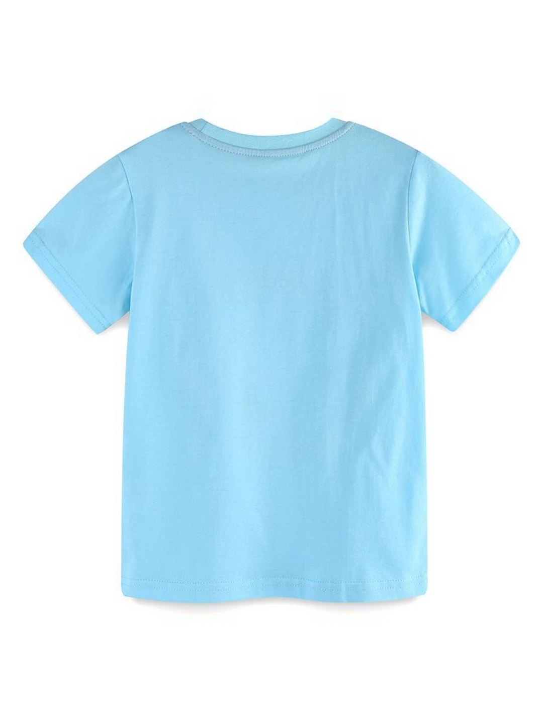 

StyleCast Boys Printed Solid Round Neck Cotton T-shirt, Turquoise blue