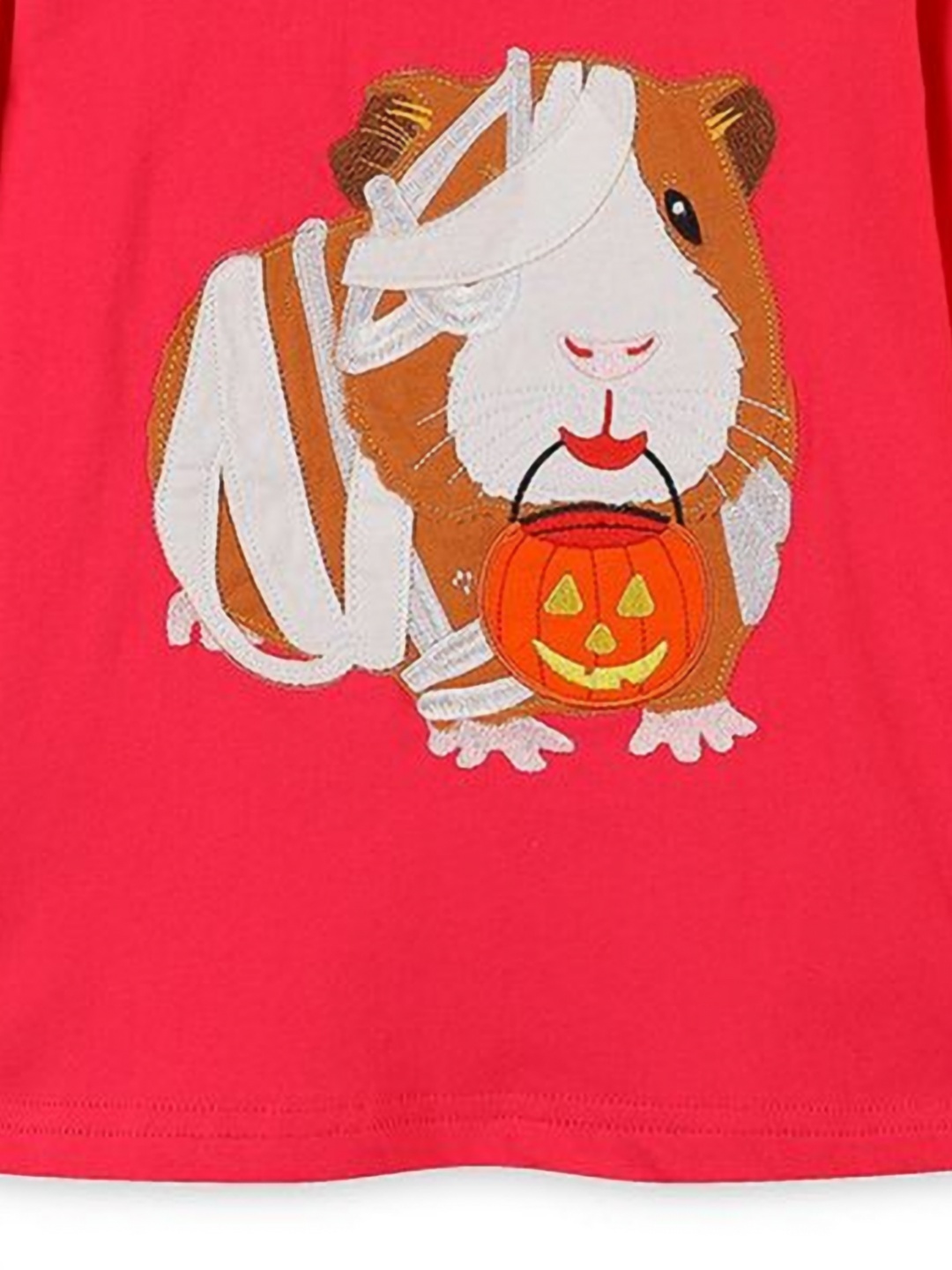 

StyleCast Girls Printed Solid Round Neck Cotton T-shirt, Red