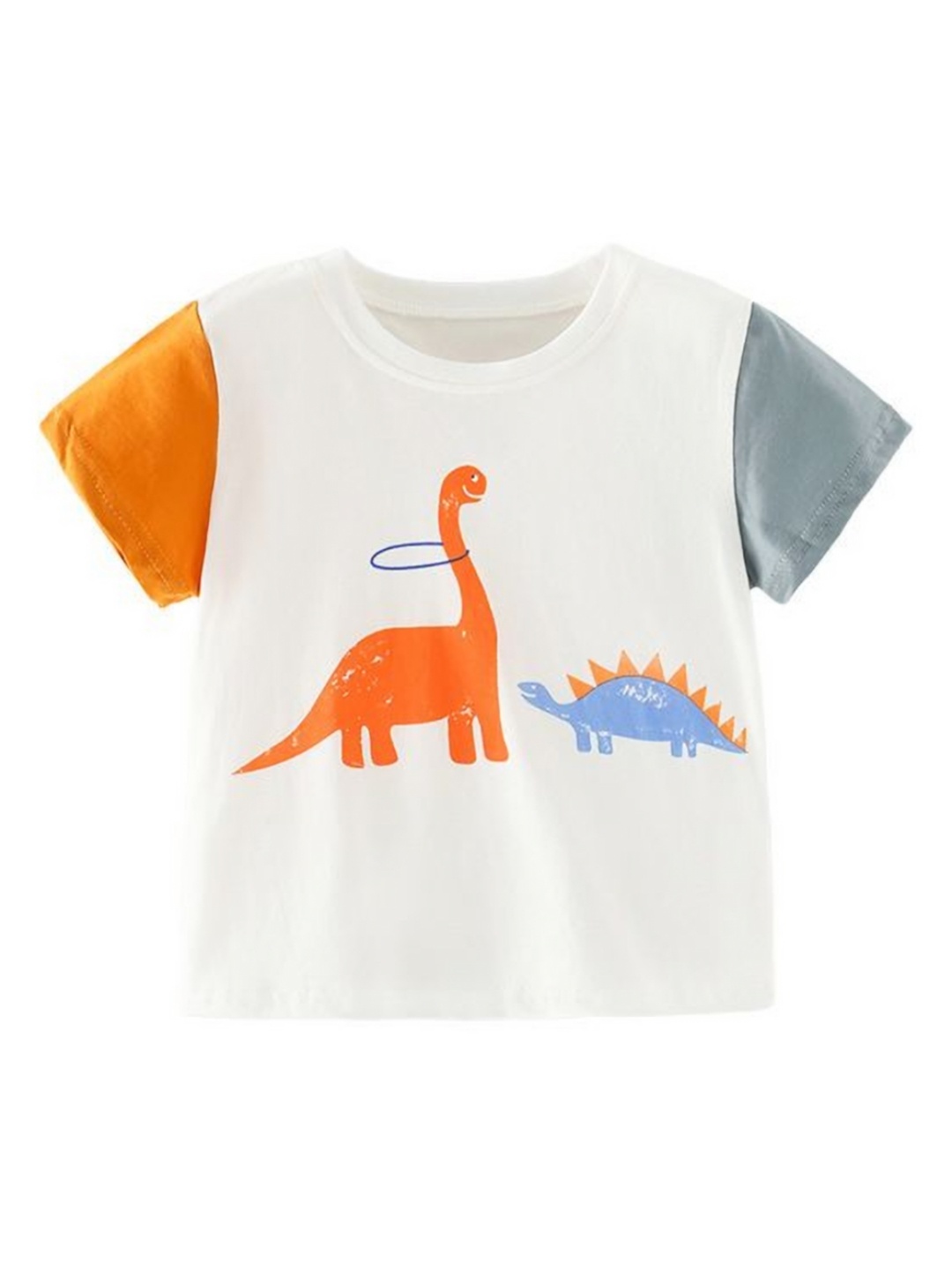 

StyleCast Boys Printed Solid Round Neck Cotton T-shirt, White