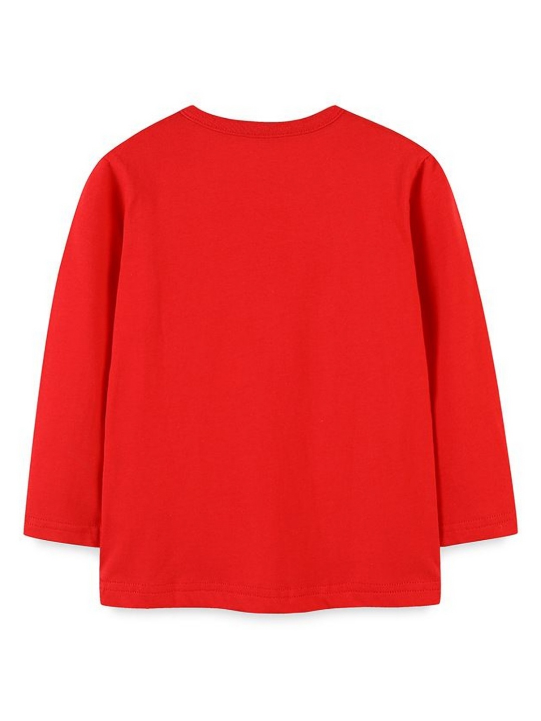 

StyleCast Girls Printed Solid Round Neck Cotton T-shirt, Red