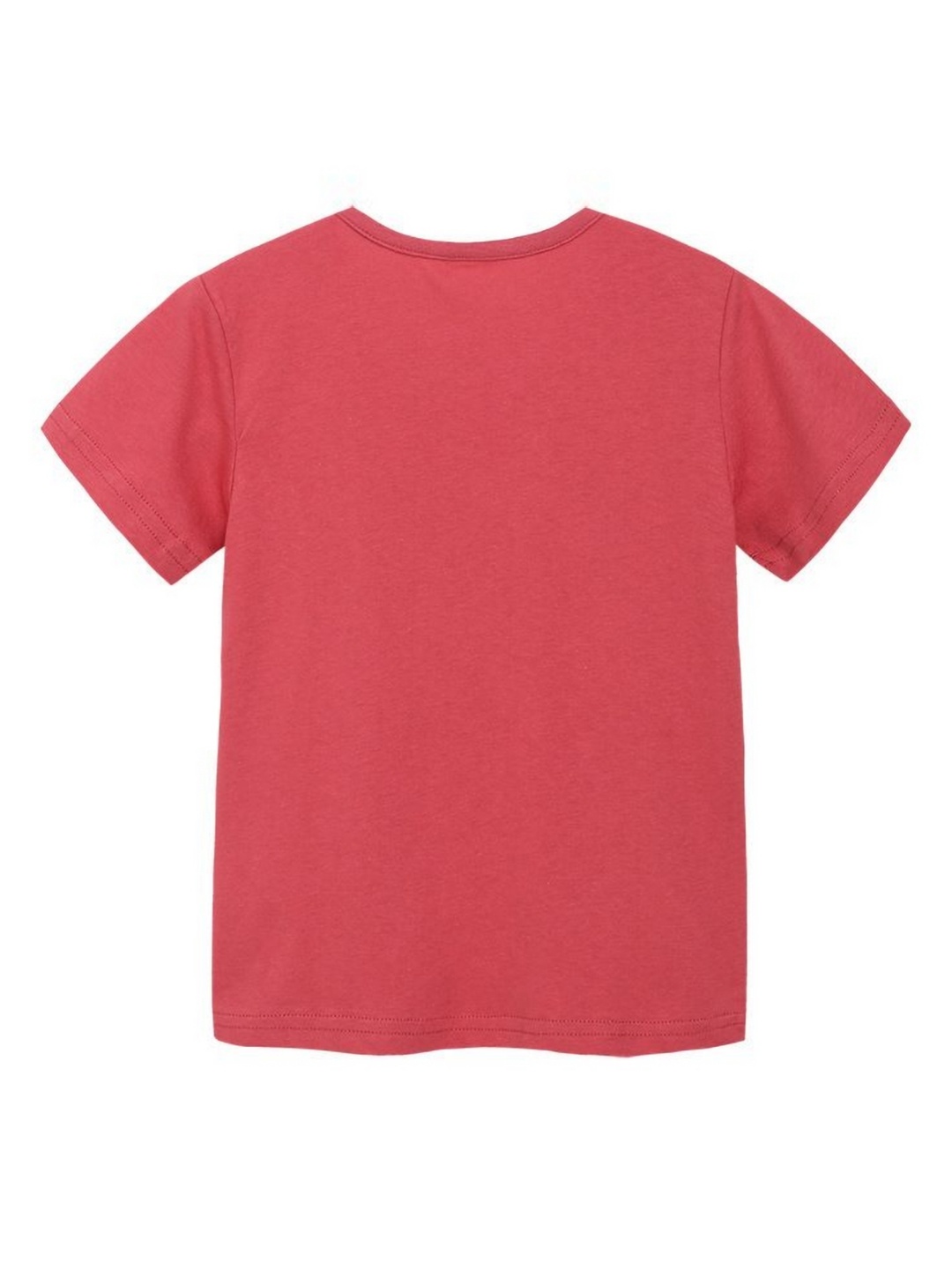 

StyleCast Girls Printed Solid Round Neck Cotton T-shirt, Red