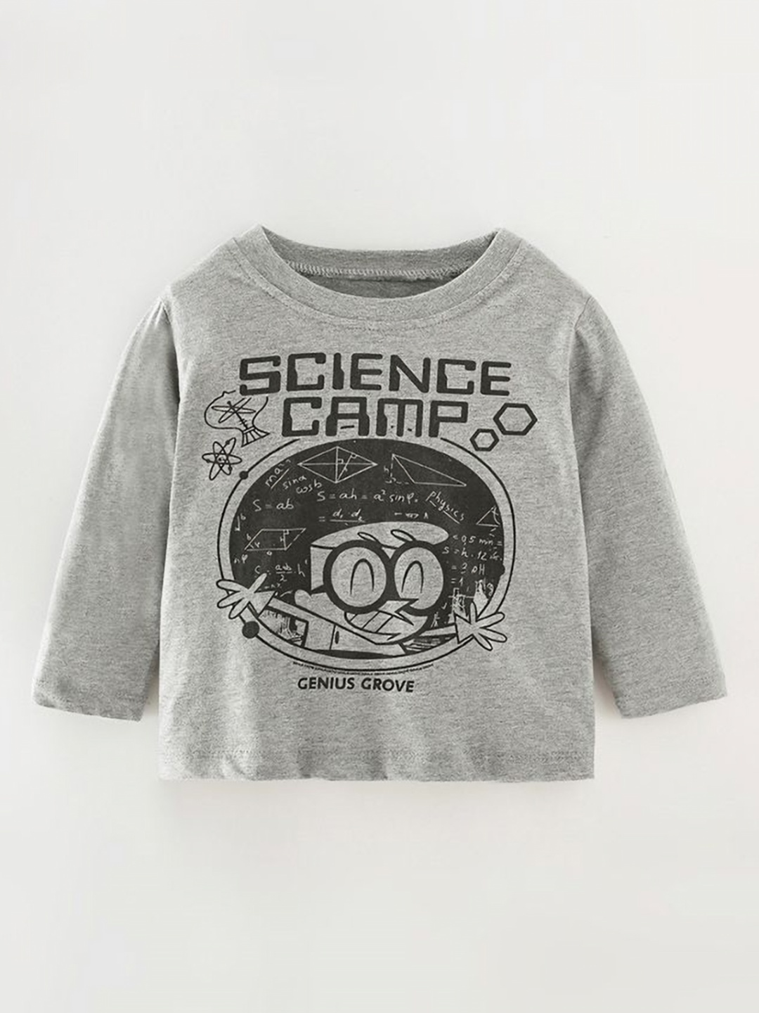 

StyleCast Boys Graphic Printed Round Neck Cotton T-shirt, Grey