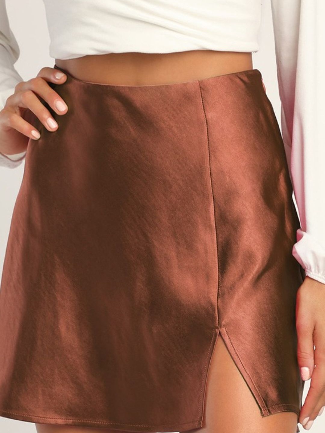 

StyleCast Skort Mini Skirt, Brown