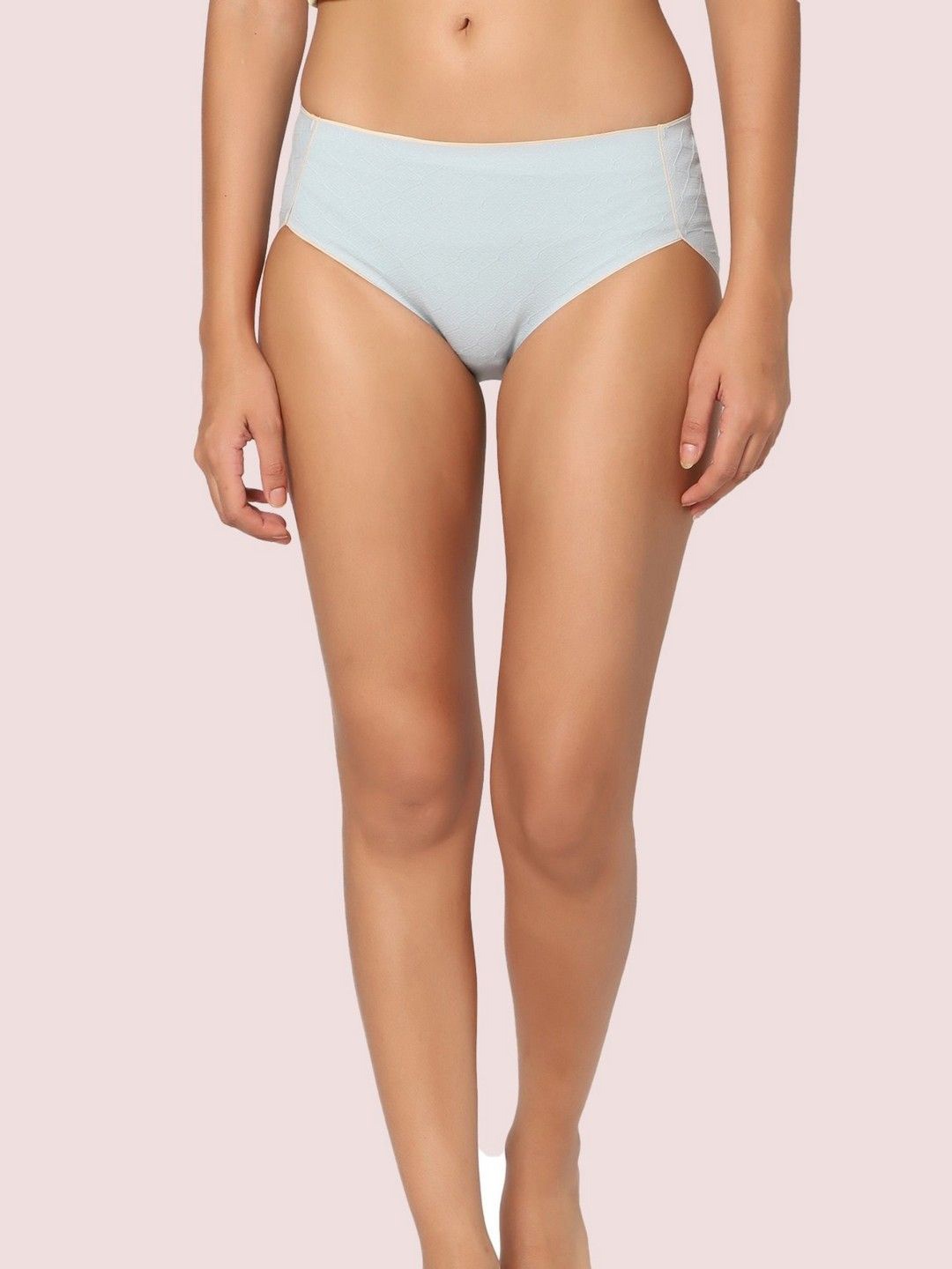 

INTIMATE QUEEN Pure Cotton Mid Rise Hipster Briefs, Blue