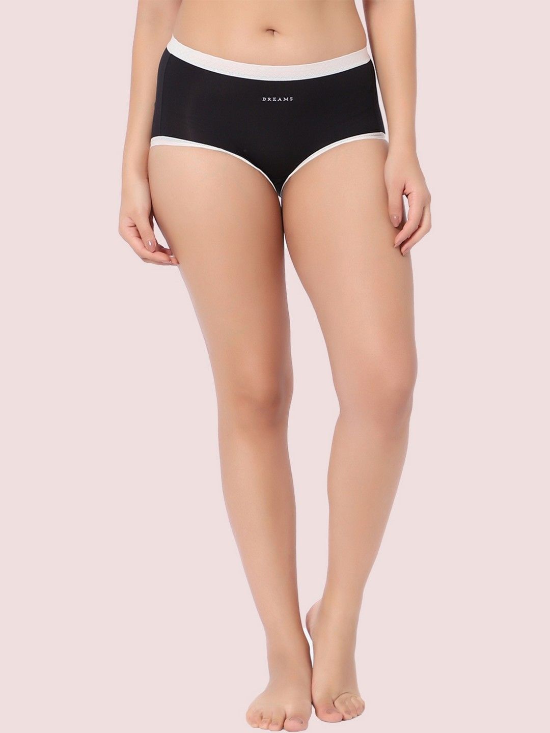 

INTIMATE QUEEN Corn Bae Full Coverage Boy Shorts Lacy Bikini Briefs, Black