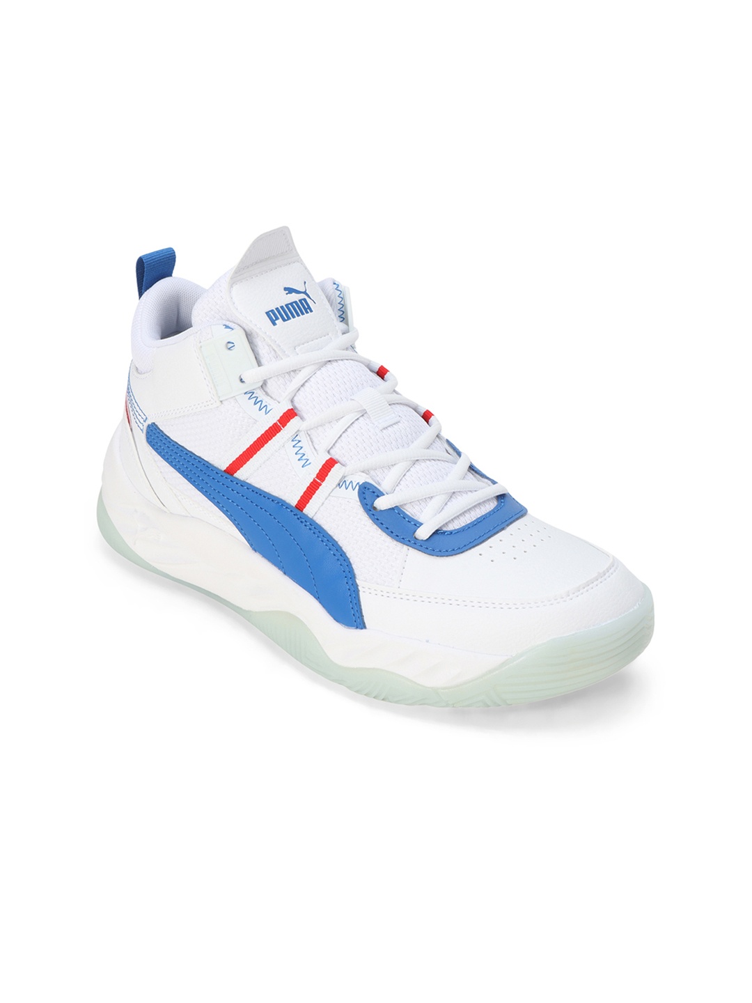 

Puma Unisex Rebound Future NextGen Res Colourblocked Sneakers, White