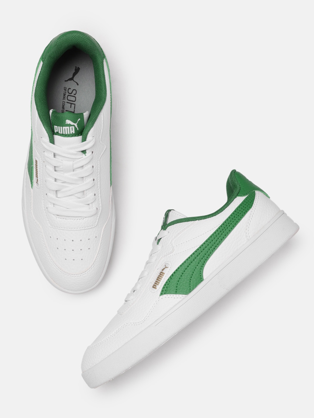

Puma Men Perforated Courtismo Sneakers, White