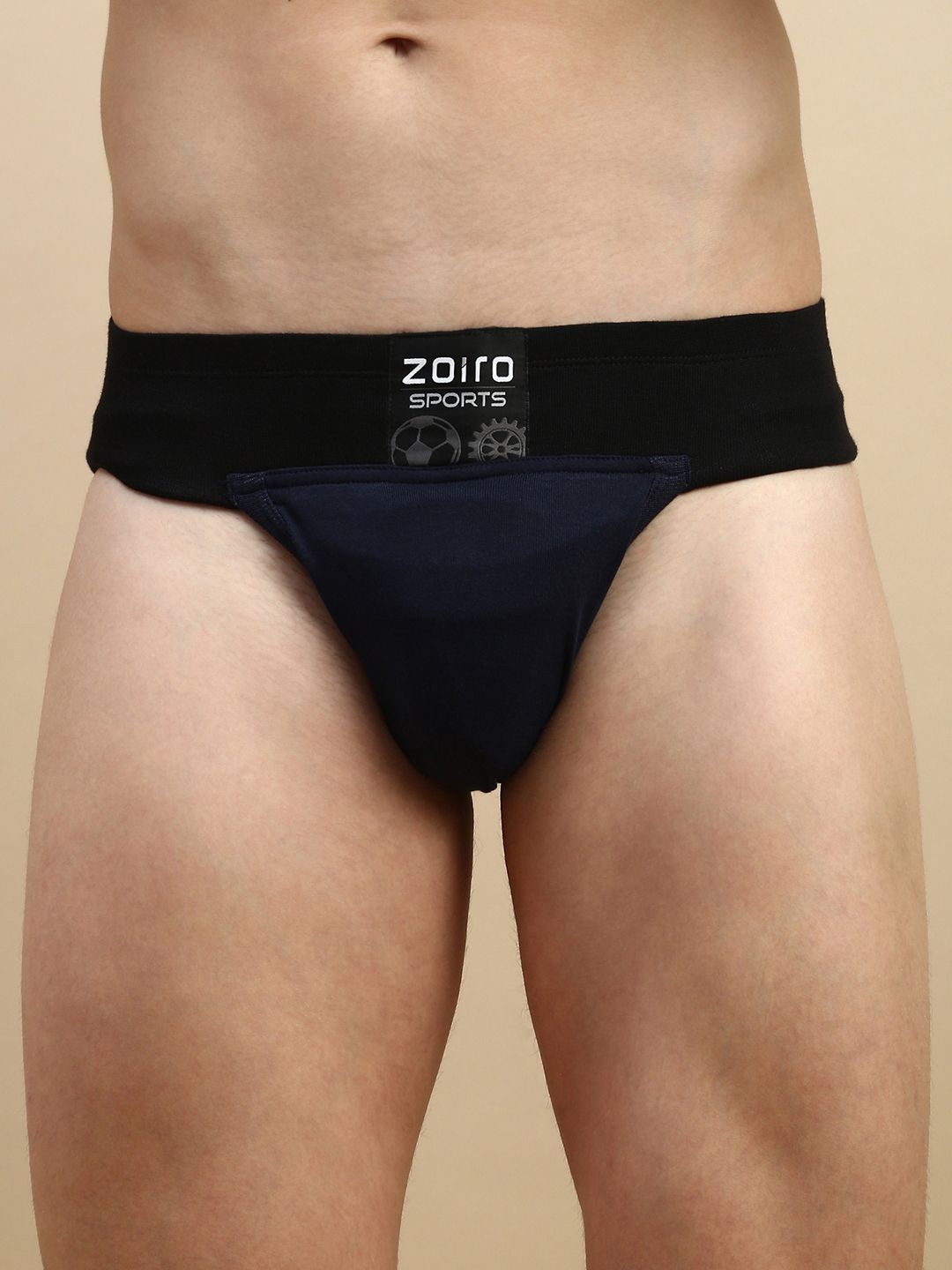 

Zoiro Men Mid Rise Basic Briefs ZO-BRI-514-NVY-S-1PC, Navy blue