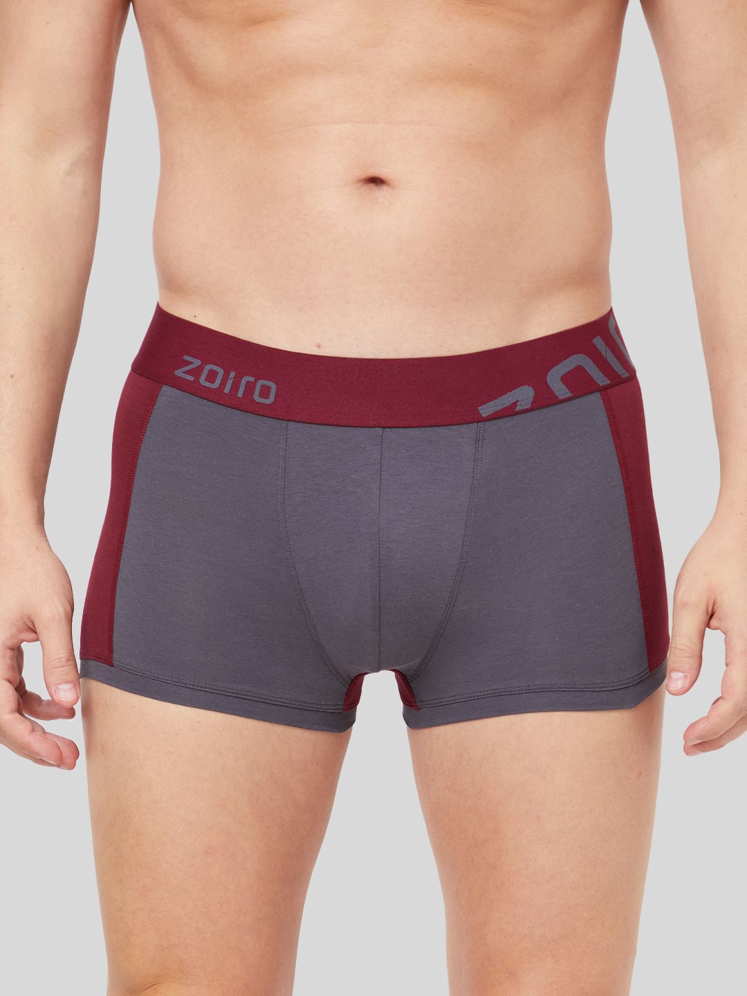 

Zoiro Colourblocked Short Trunks -ZO-TR-32-NIWW-S, Grey