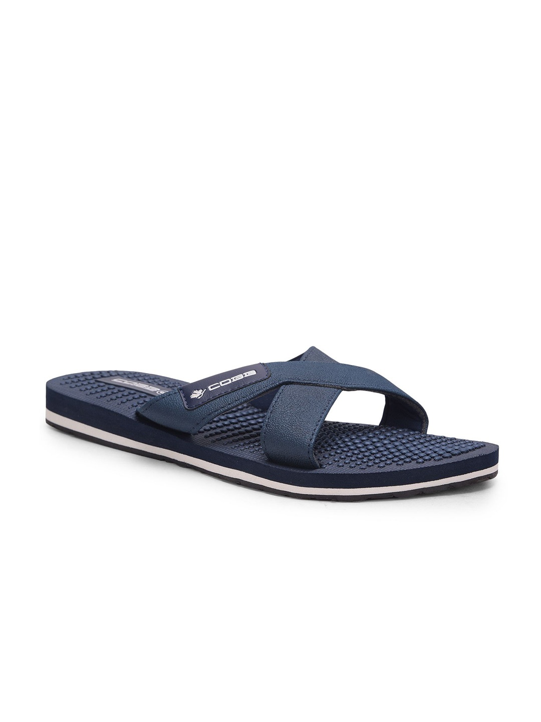 

COBB Men Rubber Sliders, Navy blue