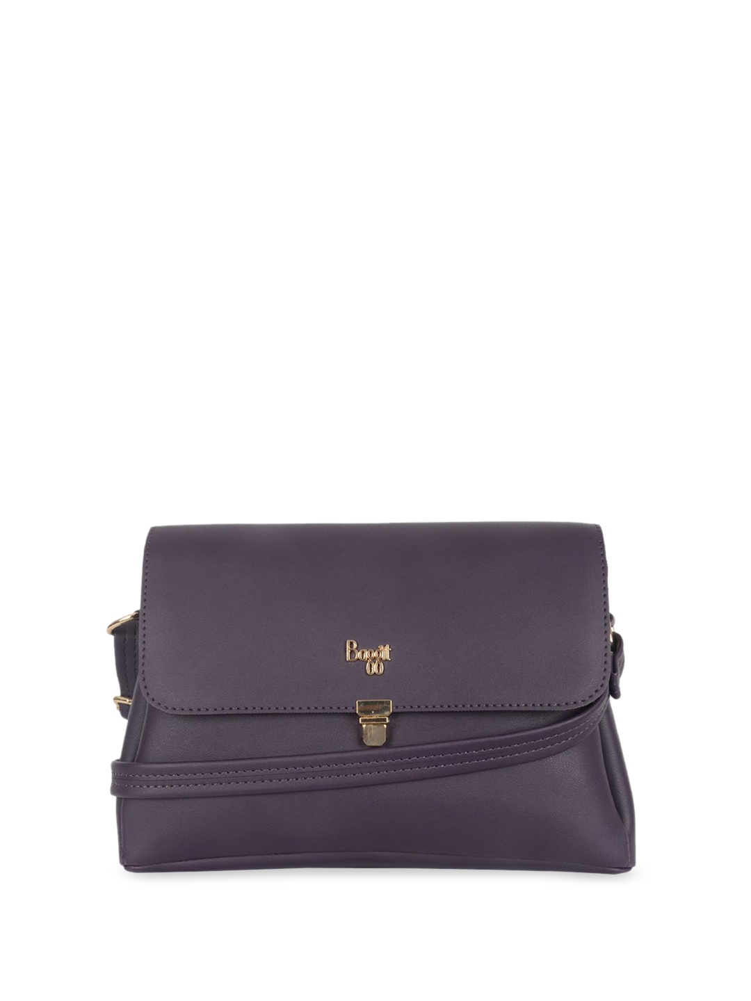 

Baggit Women PU Structured Sling Bag, Purple