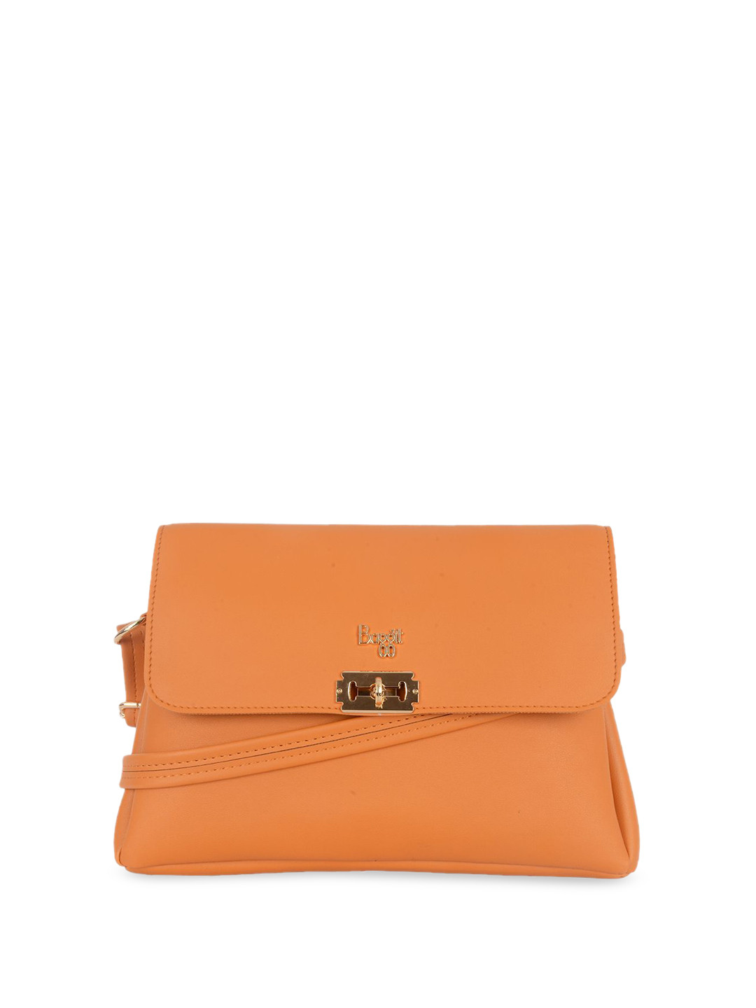 

Baggit Women's PU Structured Sling Bag, Orange
