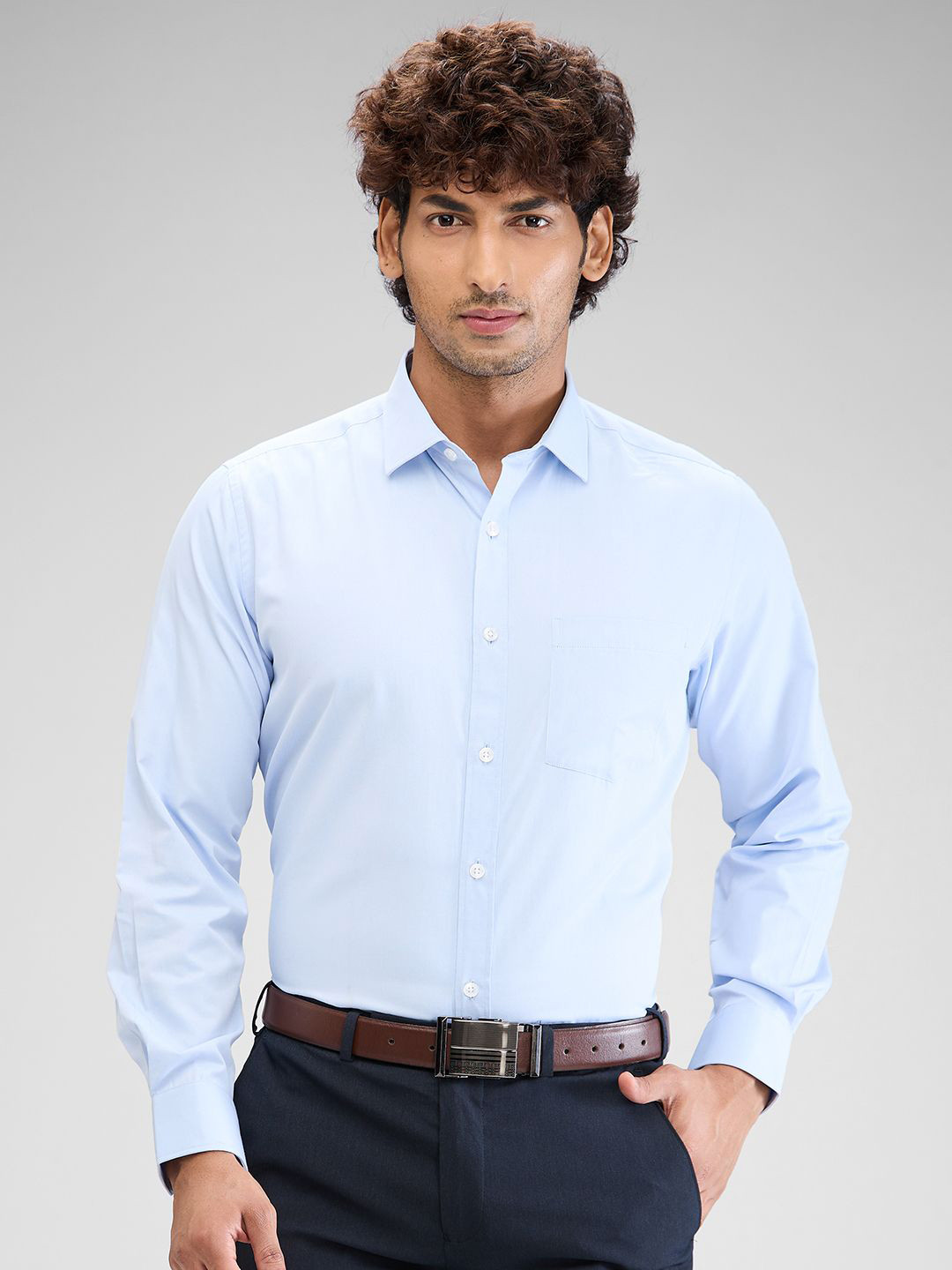 

Park Avenue Men Opaque Casual Shirt, Blue