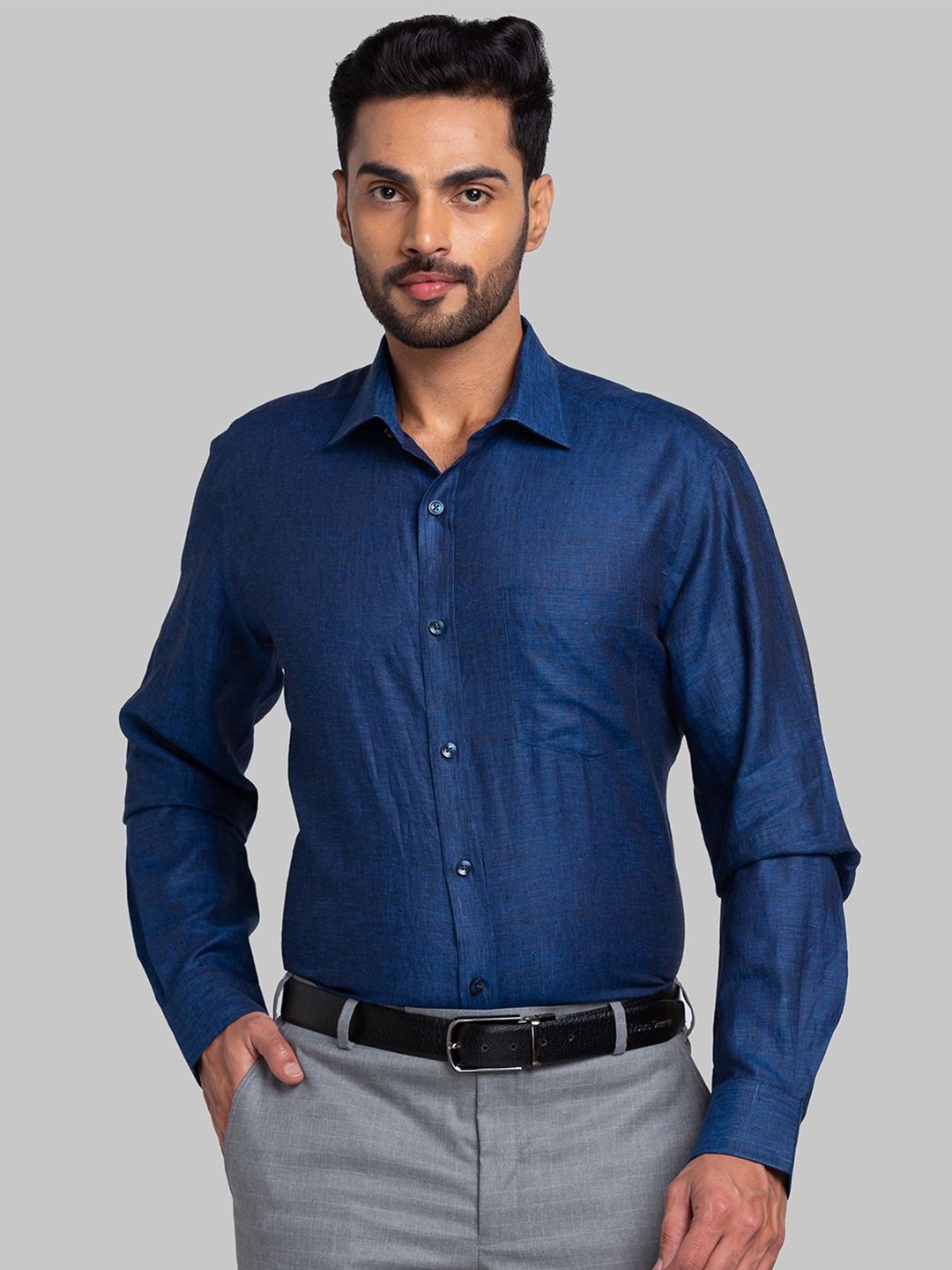 

Park Avenue Men Opaque Casual Shirt, Blue