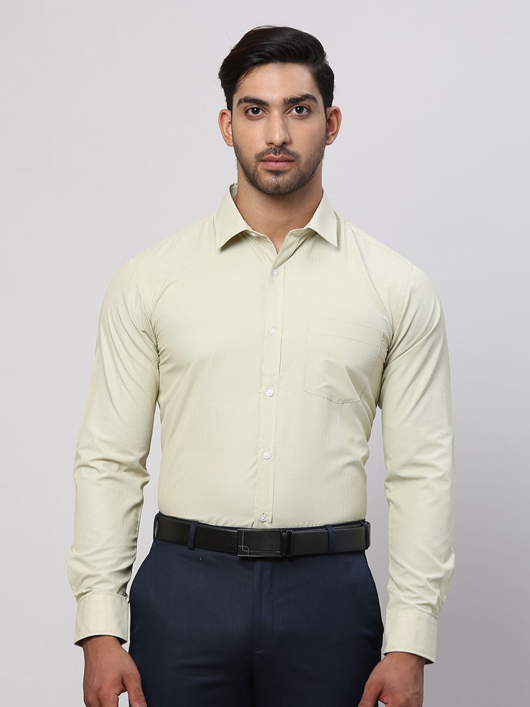 

Park Avenue Men Slim Fit Opaque Casual Shirt, Beige