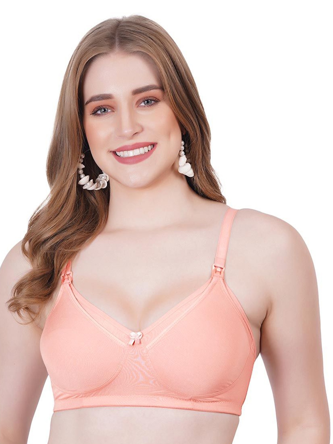 

Born Babies Full Coverage Underwired Maternity Bra Organic, Pink