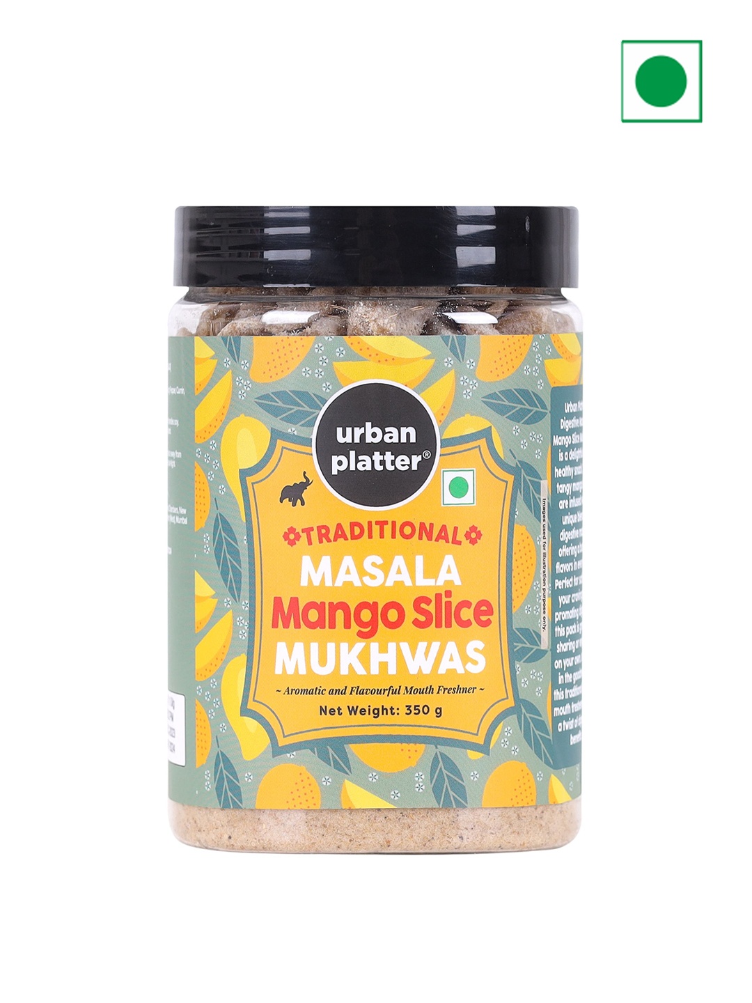 

URBAN PLATTER Digestive Masala Mango Slice Mukhwas 350g, Assorted
