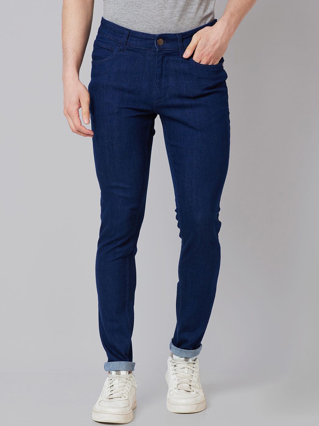 

Park Avenue Men Slim Fit Clean Look Low-Rise Jeans, Blue