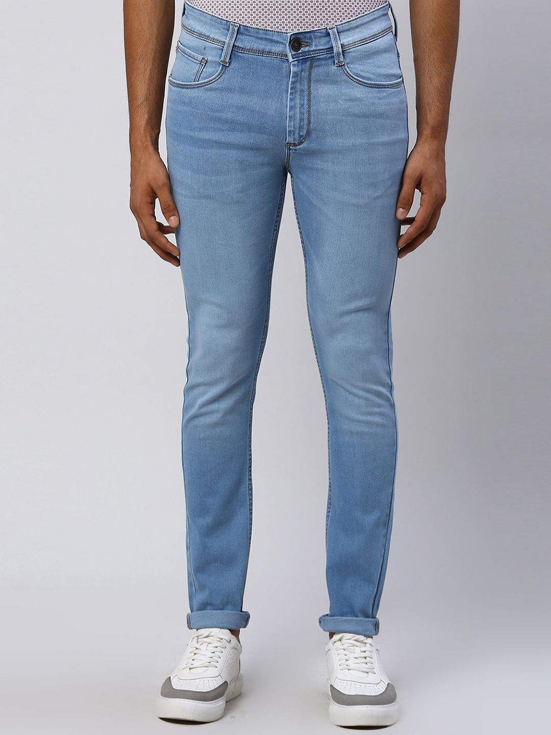 

Park Avenue Men Slim Fit Low-Rise Light Fade Jeans, Blue