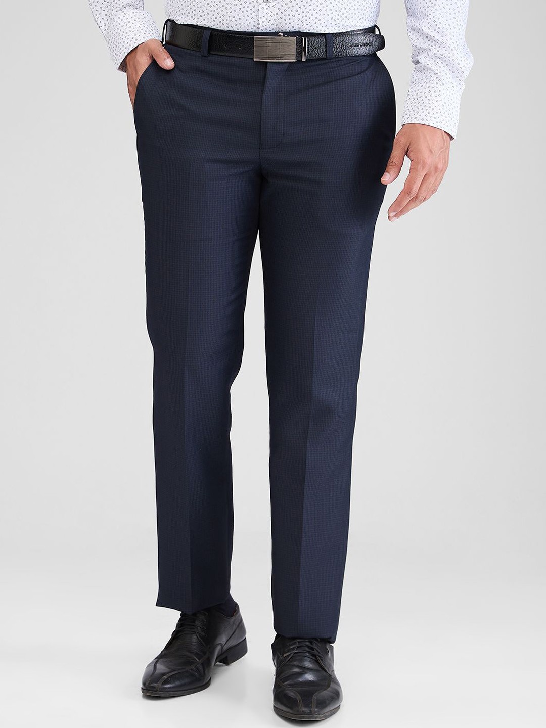 

Park Avenue Men Mid-Rise Trousers, Blue