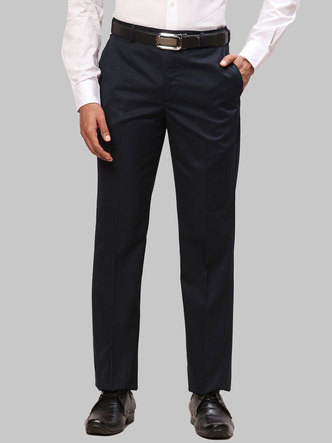 

Park Avenue Men Formal Trousers, Blue