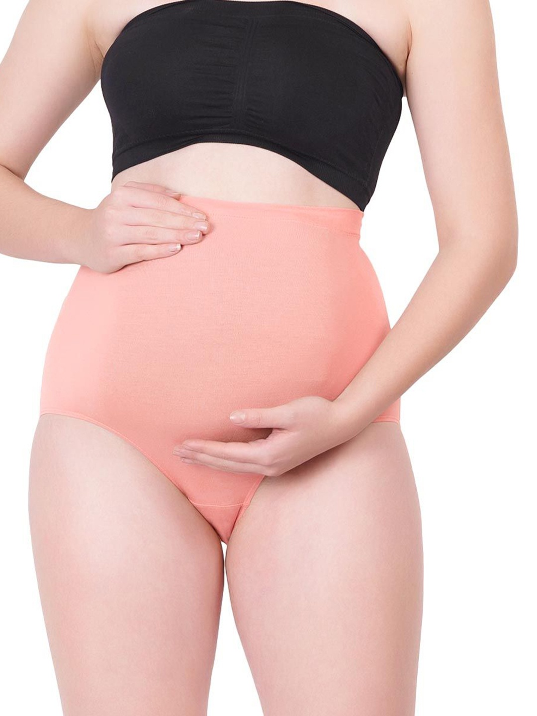 

Born Babies High-Rise Anti Bacterial Maternity Briefs, Pink