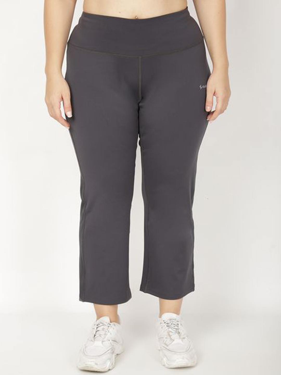 

STUDIOACTIV Mid-Rise Plus Size Track Pant, Grey