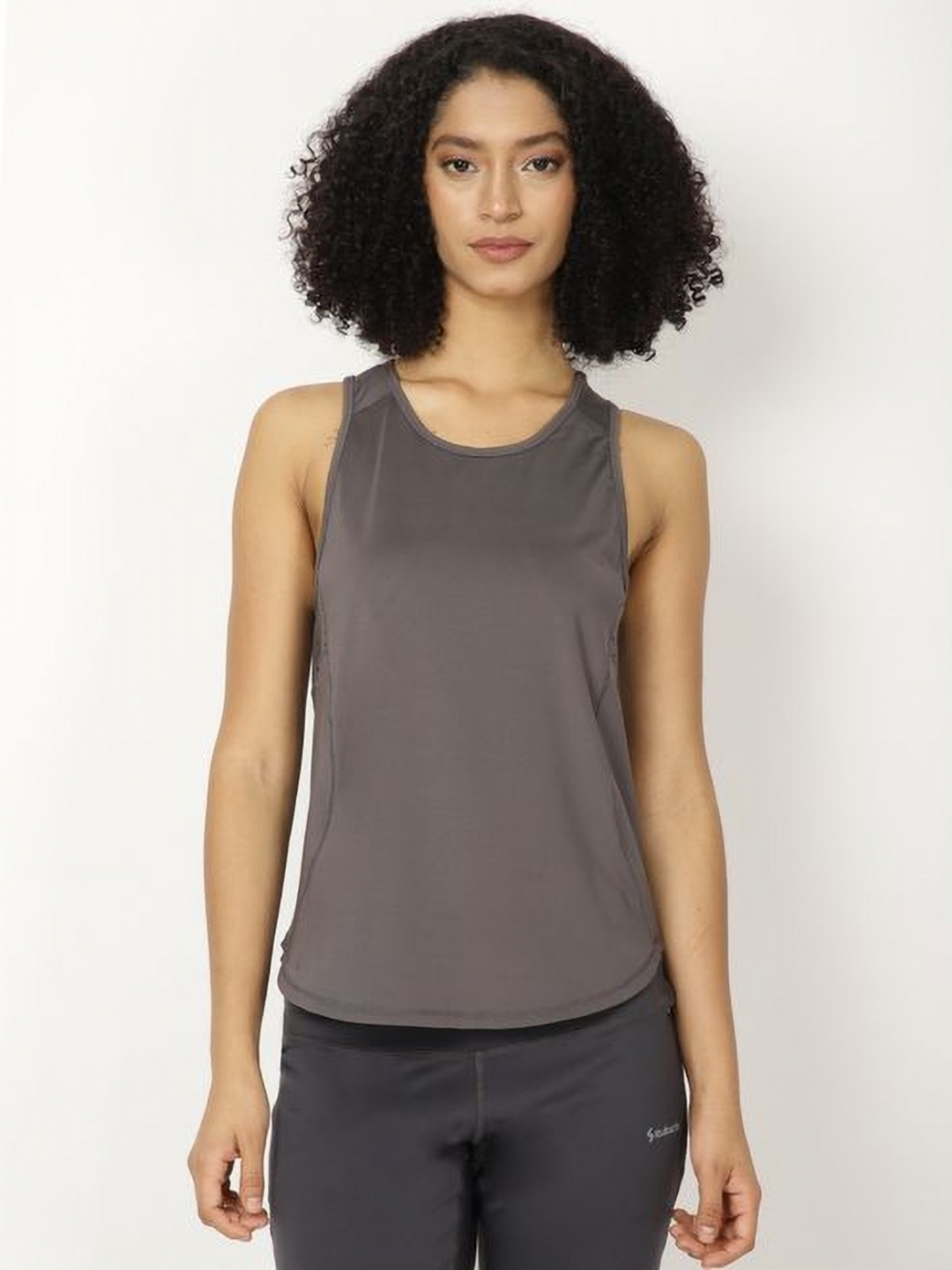 

STUDIOACTIV Women Raw Edge T-shirt, Grey