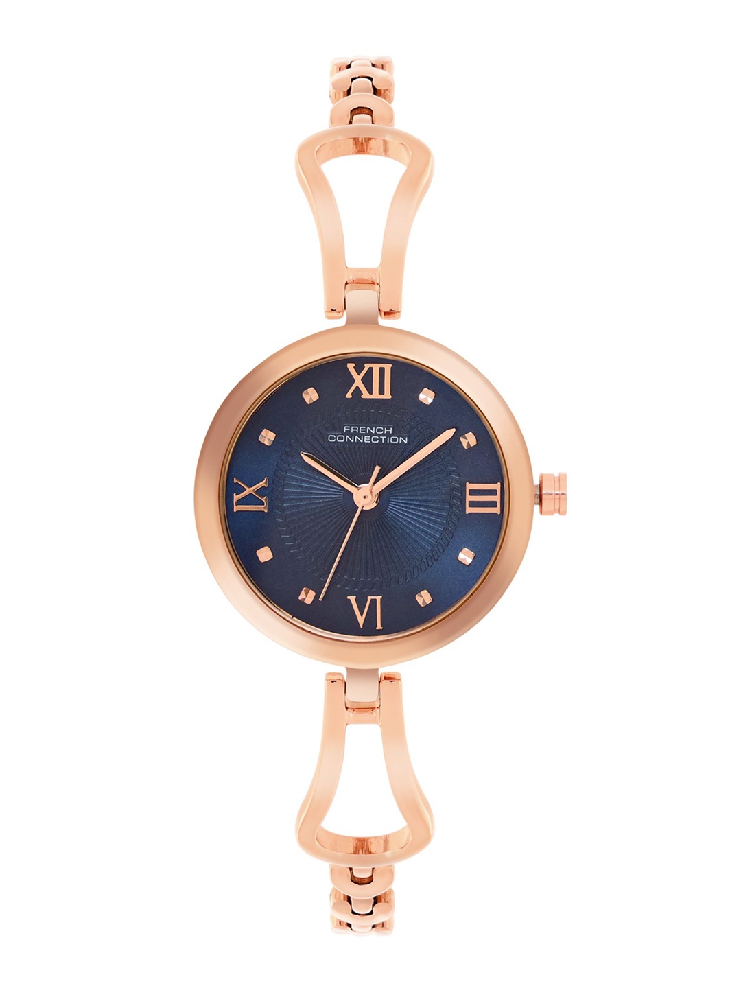 

French Connection Women Dial & Bracelet Style Straps Analogue Watch FCN081URGM, Blue